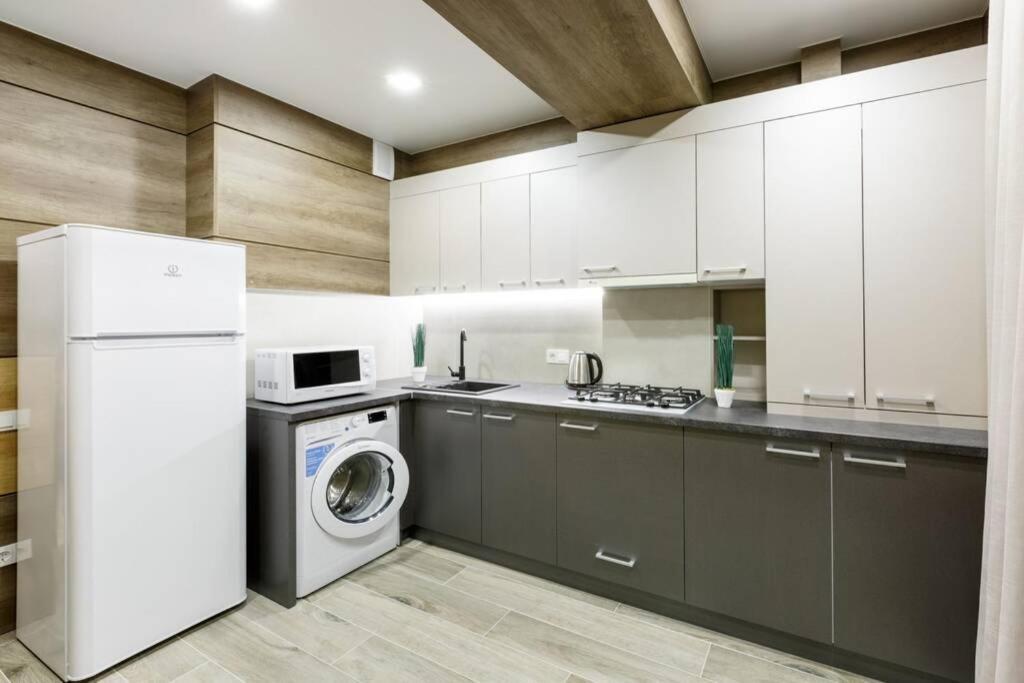 צ'יסינאו City Center. Panoramic Windows. Fireplace. מראה חיצוני תמונה